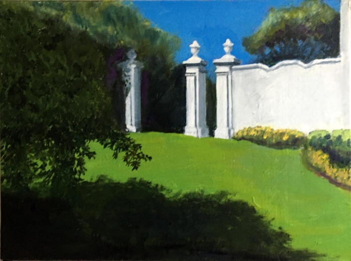The Cape Dutch Wall 12"x16” (31x41cm) Oil/canvas - £400