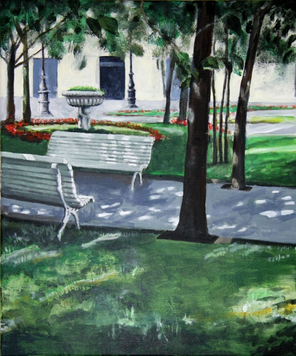 San Sebastian. Acrylic/canvas. (Private collection)