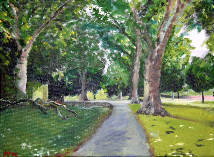 Summer Morning 12"x8” (20.4x30.6cm) Oil/canvas - £350