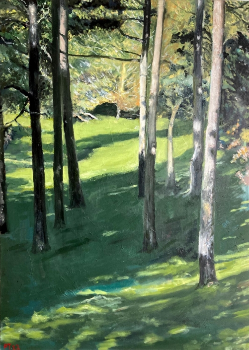 Trees in Lismore. Oil on canvas – £2000