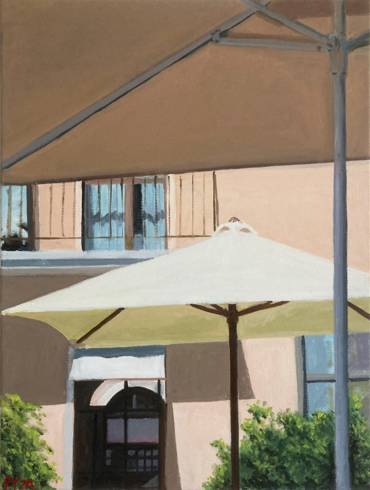 Casa Annamaria, Gerona, Spain. 24"x18” Oil on canvas (Private collection)